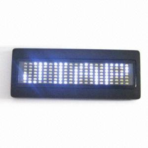 Cheap 2015 Programable fashion innovative mini led display badge for sale