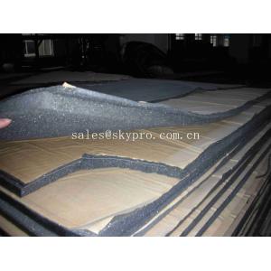 Flexible Insulation Rubber Foam Sheet With Adhesive Sticker , High Density
