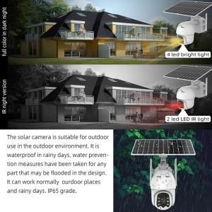 1080P Outdoor Wireless System CCTV Security Camera Wifi Network Solar Surveillan
