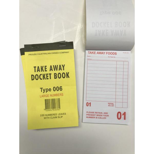 100 Pages AU Docket Book Designed with Lined Ruling Type and Board Paper Cover