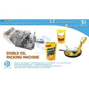 Cheap Bestar doypack machine with pump and tank for edible oil pouch packaging for sale
