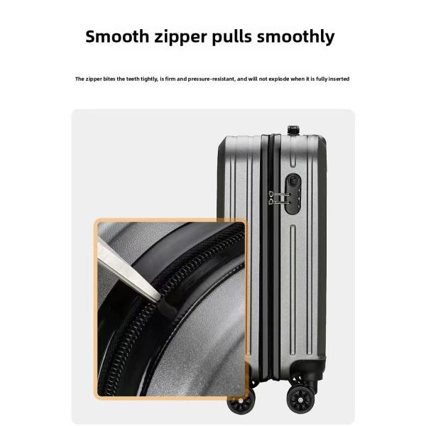 360° Spinner Wheels and Solid/Striped Design 20-Inch Luggage for Business Travel Minimalist Carry-On