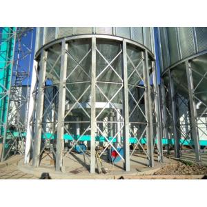 Corrugated Circle Grain Bin Hopper Cones Storage With Galvanized Steel Sheets