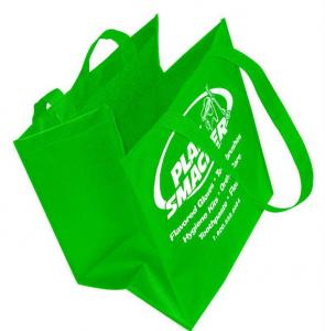 Cheap Foldable Non Woven Packaging Bags , Laminated Grocery Tote Bags Custom Printed for sale