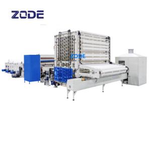 Log Saw 12kw PLC Toilet Rolls Cutting Machine For Facial Tissue