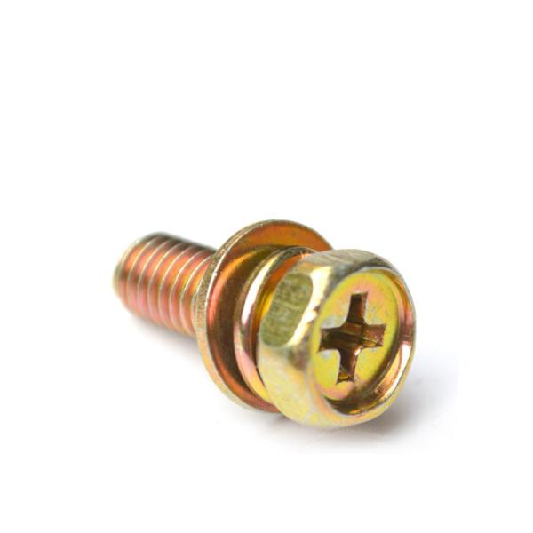 Hexagon Head Colorful Zinc Plated Carbon Steel Gr. 4.8 Bolt for Construction
