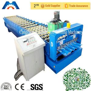 China 19 Rows Of Rollers Floor Deck Roll Forming Machine Cladding Use on sale