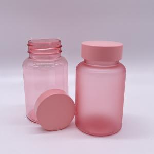 Customized 120ml PET Matte Finished Bottle with Screw Cap for Supplement Pill