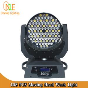 3 in 1 RGBW LED Stage Light dj effect light 108x3w led moving head wash stage
