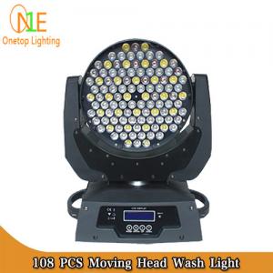 Cheap 3 in 1 RGBW LED Stage Light dj effect light 108x3w led moving head wash stage light supply for sale
