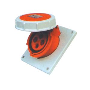 16A Angled 32 Amp Industrial Socket Blue Red Panel Mounting Socket 380V 110V