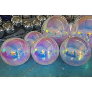 Party Inflatable Advertising Balloons Round Inflatable Mirror Balloon Silver