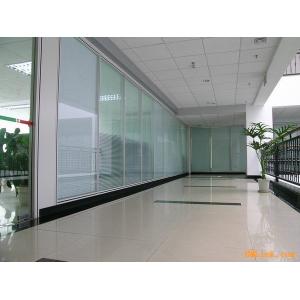 Acoustic Insulation Office Glass Partition Systems , Glass Bathroom Partition