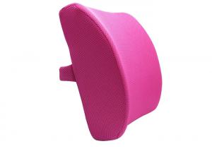 Rose Orthopedic Memory Foam Seat Cushion Lumbar Support with Adjustable Strap