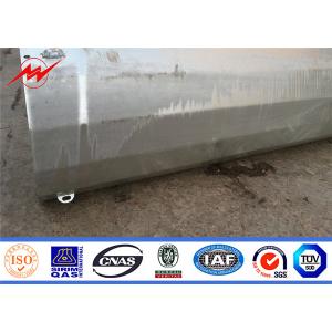 Shockproof Galvanized Steel Pole Security Monitoring CCTV Camera Mounted Pole