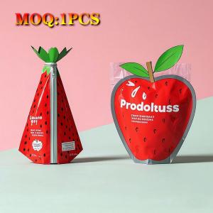 Digital Printing 3.5g Die Cut Mylar Bags Custom Shaped Bag Smell Proof Bag With