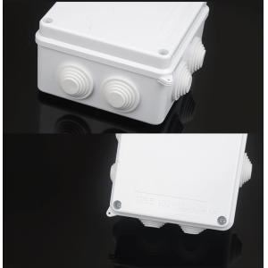 IP65 ABS Wall Mounted Electrical Junction Box 100x100x70mm With Knockouts