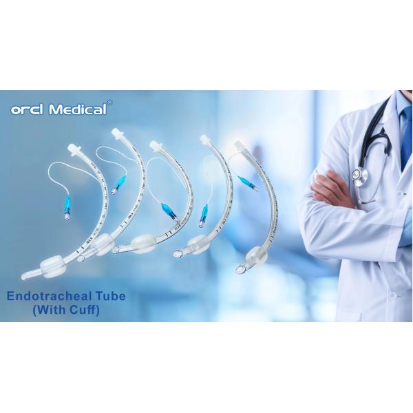 Factory Manufacturer Supplies Medical Intubation Consumables Disposable PVC Endotracheal Tube With Cuffed Uncuffed