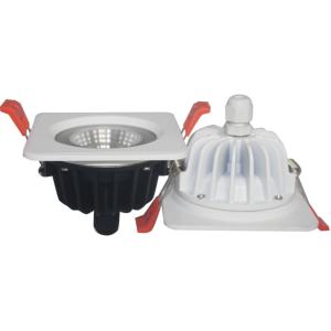 Square COB Waterproof IP65 LED Downlight , Bathroom Lights LED Downlights