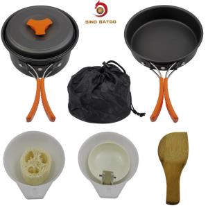 Lightweight Portable Outdoor Cooking Set For 2 People Activities