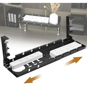 Wire Mesh Cable Tray for Desk Retractable and Perforated for Easy Cable