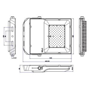 Cheap Stable High Power Led Flood Light , Industrial Led Flood Lights Corrosion Resistant for sale
