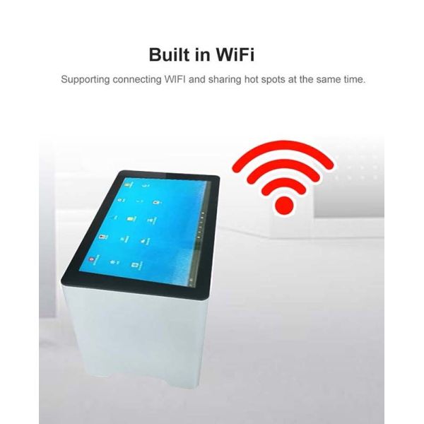 32-inch U-shaped multimedia interactive consultation and inquiry table suitable for multiple scenarios