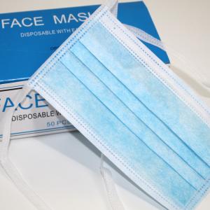 Disposable String tie-on on the back 3ply protective surgical non woven face