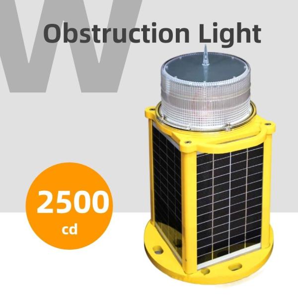 Quality Solar LED Crane Aviation Light Flashing Warning Lights 13KM Visibility wholesale