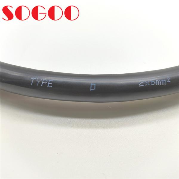 D type Zhongli 2586 2×6mm2 600V 2×10AWG RRU power cable