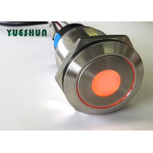 LED Illuminated Automotive Push Button Switches With CE RoHS Certication