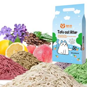 Dia 1.5mm 1.8mm 2.0mm Tofu Sand Litter For Cat