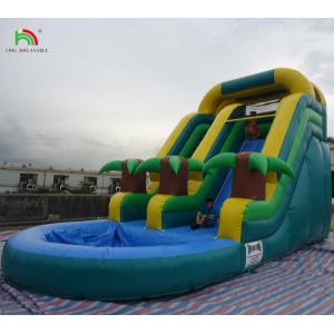 Cheap Price Commercial Grade PVC Inflatable Water Slides with Pool