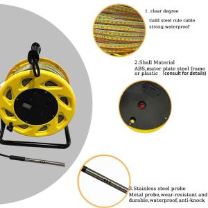 Low Price 300m Water Depth Measuring Instrument With Stainless Steel Ruler