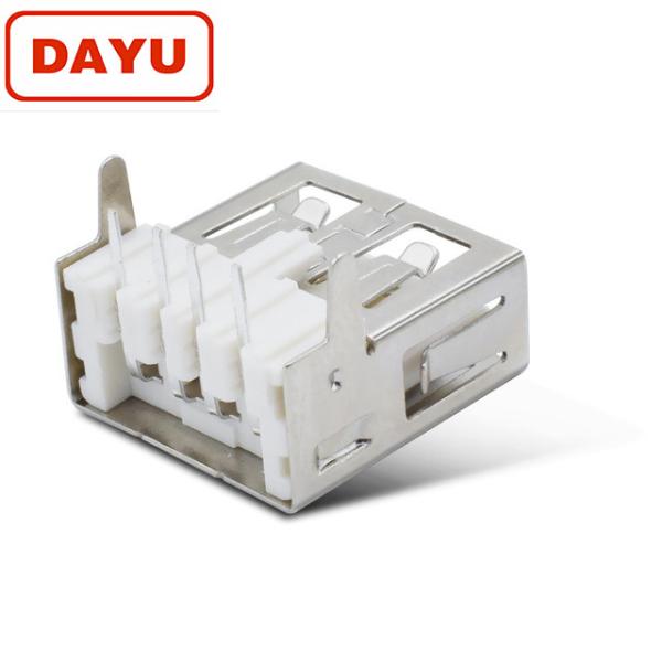 Quality Right Angle Type Micro Usb Female Connector , DIP 4P Mini Usb Female Connector wholesale