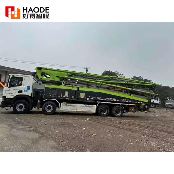 2021 Zoomlion Scania 63m (5 axle) Used Concrete Pump Truck 332KW Power Diesel Earth Pump Trucks