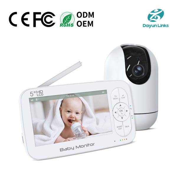 Split Screen Supported Smart Baby Monitor with RF 2.4GHz FHSS Communication