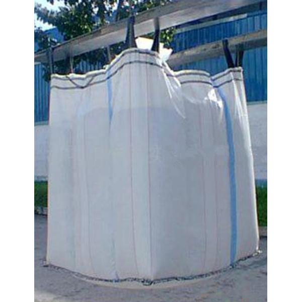 Feed Stuff / Mineral Powder Foldable Starch Baffle Bag Jumbo Plastic Bag ISO