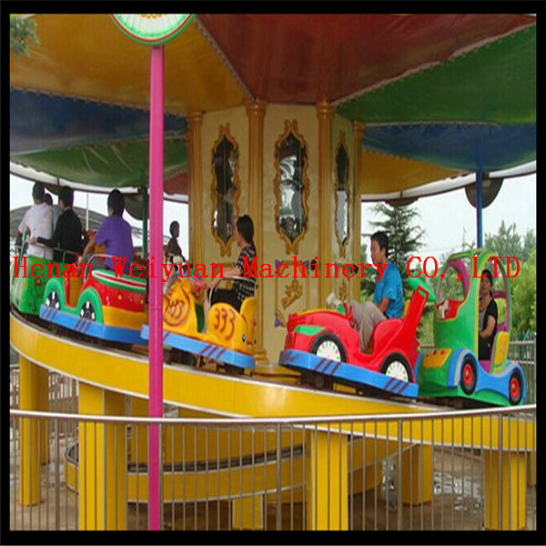Happy Wheel Game Mini Shuttle Rides Indoor Mini Roller Coaster for Kids