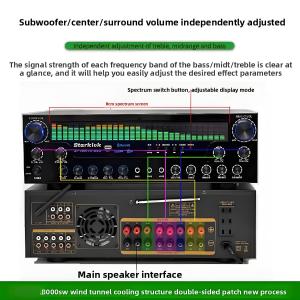 AV-8000SW Premium Edition 2200W Professional Ultra-High Power 7.1 Channel Home