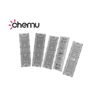 Asymmetric LED Street Light Module 75x145Degree 80in1 PC Material