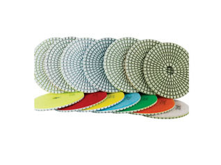 Quality Fast Speed Diamond Polishing Pads 2-3mm Thickness High Gloss Finishes In Short Time wholesale