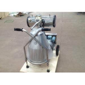 Aluminum Alloy Vacuum Pump Type Mobile Milking Machine With Long Life Time