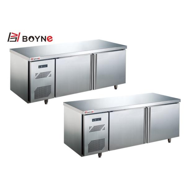 Quality Commercial Working Table Two Door Refrigerator Counter Freezer use in kitchen and coffee shop wholesale