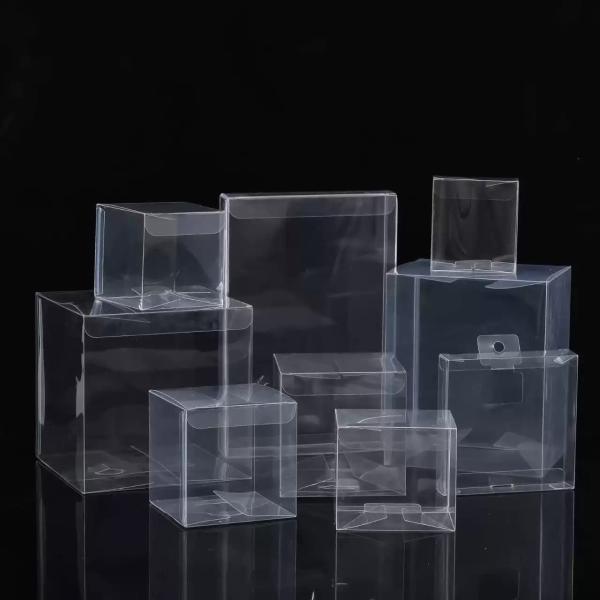 Custom Clear Pet Plastic Box Transparent Folding for Gift Packaging