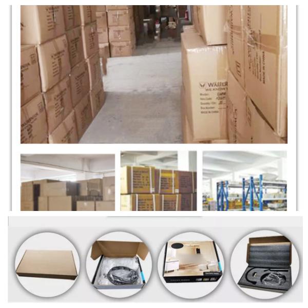 Product packaging in bubble bag and white box