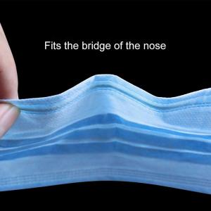 Breathable Disposable Respirator Mask 3 Ply Protecting Against Germs