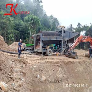 keda gold and diamond mining equipment gemstone mobile small mobile gold trommel