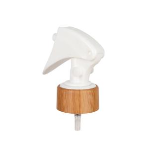 24/410 White Plastic Bamboo Perfume Atomizer Eco Friendly Toner Sprayer With A