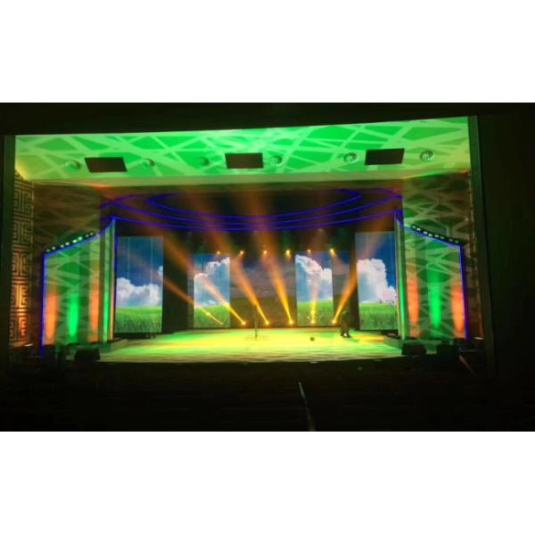 Ultra Slim SMD2525 7.81mm Transparent LED Display Rental Installation